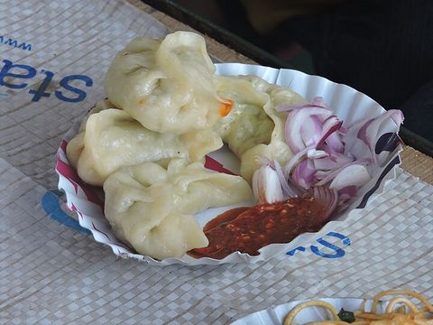 Steamed mutton momos
